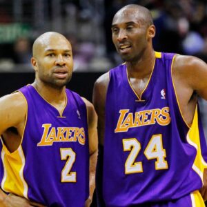 Derek Fisher and Kobe Bryant, Lakers v Wizards