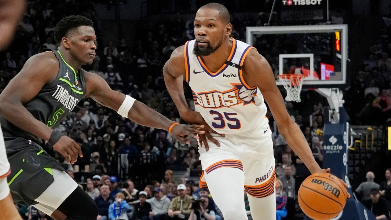 Kevin Durant, Suns v Wolves