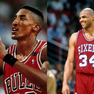 Scottie Pippen (L), Charles Barkley (R)