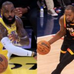 LeBron James (L), Kevin Durant (R)