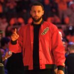 Steph Curry at GS Warriors v MN Timberwolves