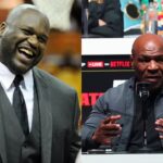 Shaquille O'Neal (L), Mike Tyson (R)