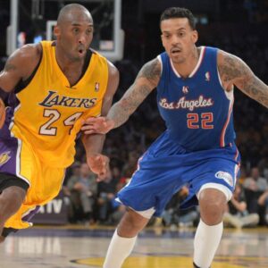 Matt Barnes and Kobe Bryant, Clippers v Lakers