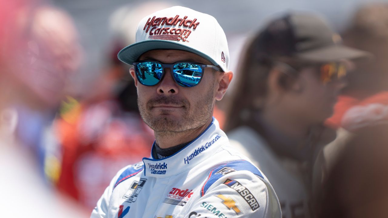 NASCAR Cup Series driver Kyle Larson (5) before the start of the race at Sonoma Raceway.