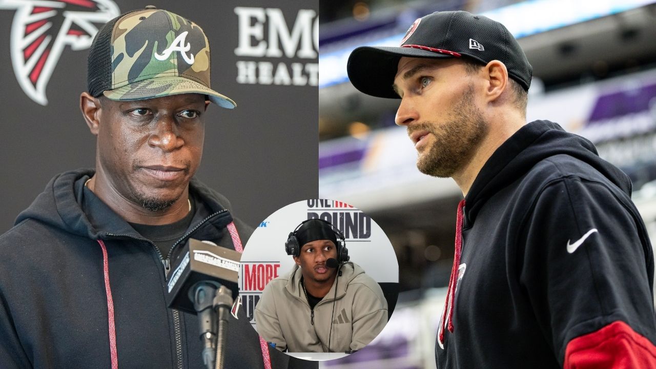 Raheem Morris, Michael Penix Jr., Kirk Cousins