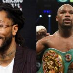 Derrick Rose (L) and Floyd Mayweather (R)