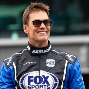 Tom Brady in attendance during the 109th Running of the Indianapolis 500 at Indianapolis Motor Speedway.