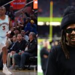 Chris Paul (L), Jay-Z (R)