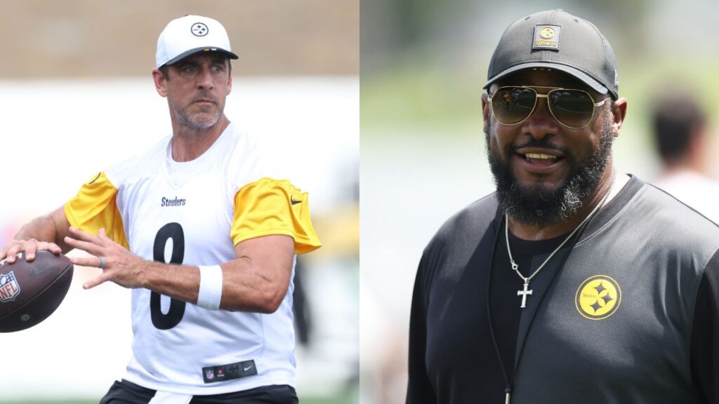 Aaron Rodgers and Mike Tomlin