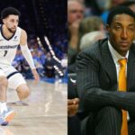 Scottie Pippen Jr. (L), Scotty Pippen (R)