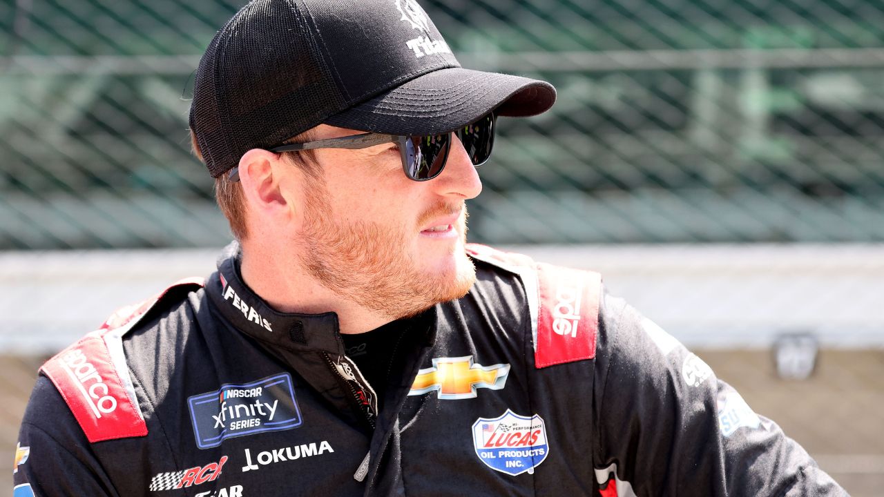 NASCAR Cup Series driver Ty Dillon (33) during qualifying for the Brickyard 400 at Indianapolis Motor Speedway.