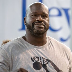 Shaquille O Neal In Poland. Shaquille O Neal attends the Hey, This is Shaq Basketball Tournament in Warsaw, Poland, on August 28, 2024.
