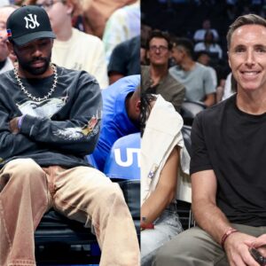 Kyrie Irving (L), Steve Nash (R)