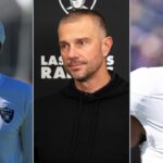 Pete Carroll, John Spytek and Christian Wilkins