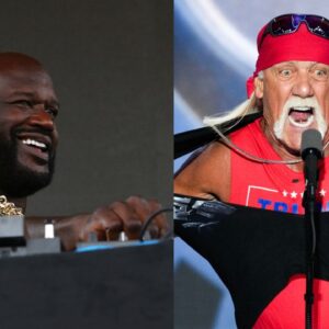 Shaquille O’Neal (L), Hulk Hogan (R)