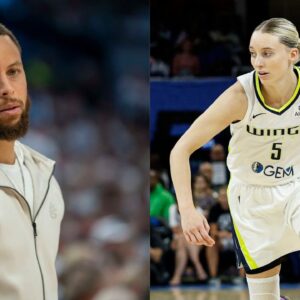 Stephen Curry (L), Paige Bueckers (R)