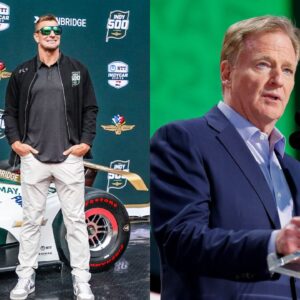 Rob Gronkowski and Roger Goodell