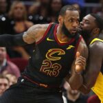 Cleveland Cavaliers forward LeBron James drives the ball against Indiana Pacers Lance Stephenson in the second quarter of Game 7 of the Eastern Conference First Round series on Sunday, April 29, 2018