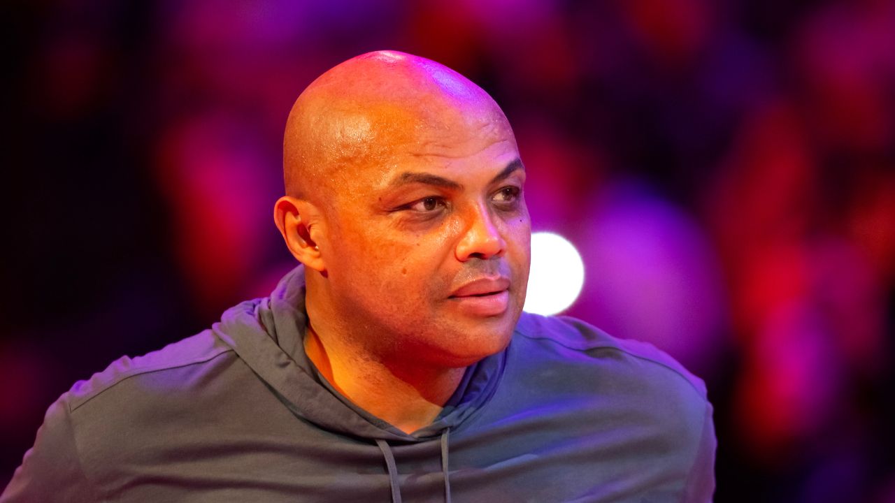 Phoenix Suns former player Charles Barkley in attendance at Footprint Center.