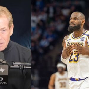 Skip Bayless (L) and LeBron James (R)