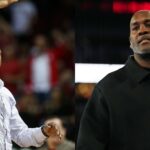 Steve Francis (L) and Gary Payton (R)