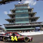 Speedway, IN - JUL 31, 2011: Jeff Gordon (24) during race action for the Brickyard 400 presented by BigMachineRecords.com at Indianapolis Motor Speedway in Speedway, IN. NASCAR Motorsport USA JUL 31 Sprint Cup Series - Brickyard 400 - ZUMAa55