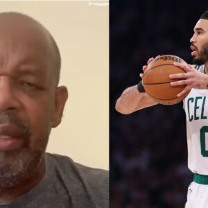 Cedric Maxwell (L) and Jayson Tatum (R)