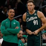 Joe Mazzulla and Blake Griffin, Boston Celtics