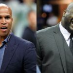 Richard Jefferson(L) and Shaquille O'Neal(R)