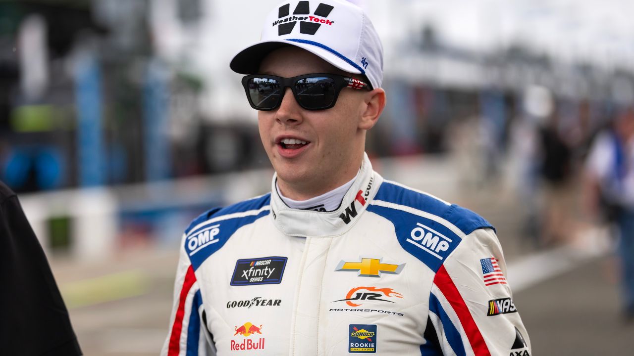 NASCAR Xfinity Series driver Connor Zilisch (88) during qualifying for the United Rentals 300 at Daytona International Speedway.
