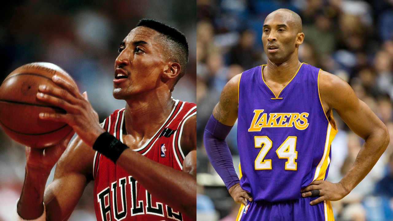 Scottie Pippen (L), Kobe Bryant (R)
