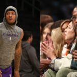 Michael Beasley (L), Carmelo Anthony (R)