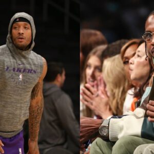 Michael Beasley (L), Carmelo Anthony (R)