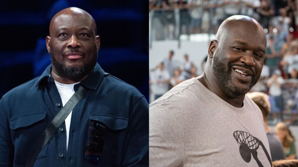 Matt Richmond (L) and Shaquille O'Neal (R)