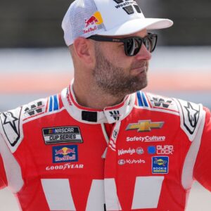 NASCAR Cup Series driver Shane van Gisbergen (88) waits for the start during the Goodyear 400 at Darlington Raceway.
