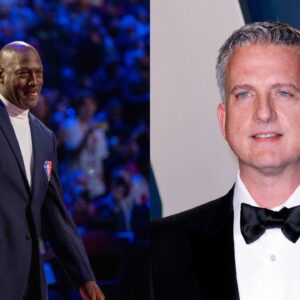 Michael Jordan (L), Bill Simmons (R)