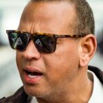 Alex Rodriguez walks the red carpet on Sunday, May 25, 2025, ahead of the 109th running of the Indianapolis 500 at Indianapolis Motor Speedway.