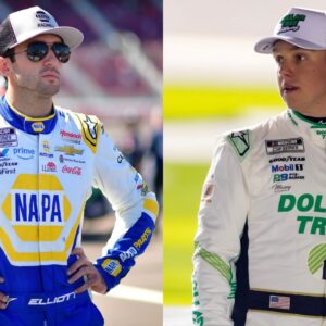 Chase Elliott and John Hunter Nemechek