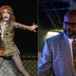 Paula Abdul (L) and Shaquille O'Neal (R)