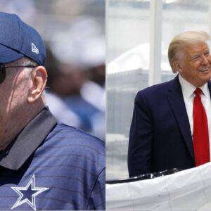 Jerry Jones and Donald Trump