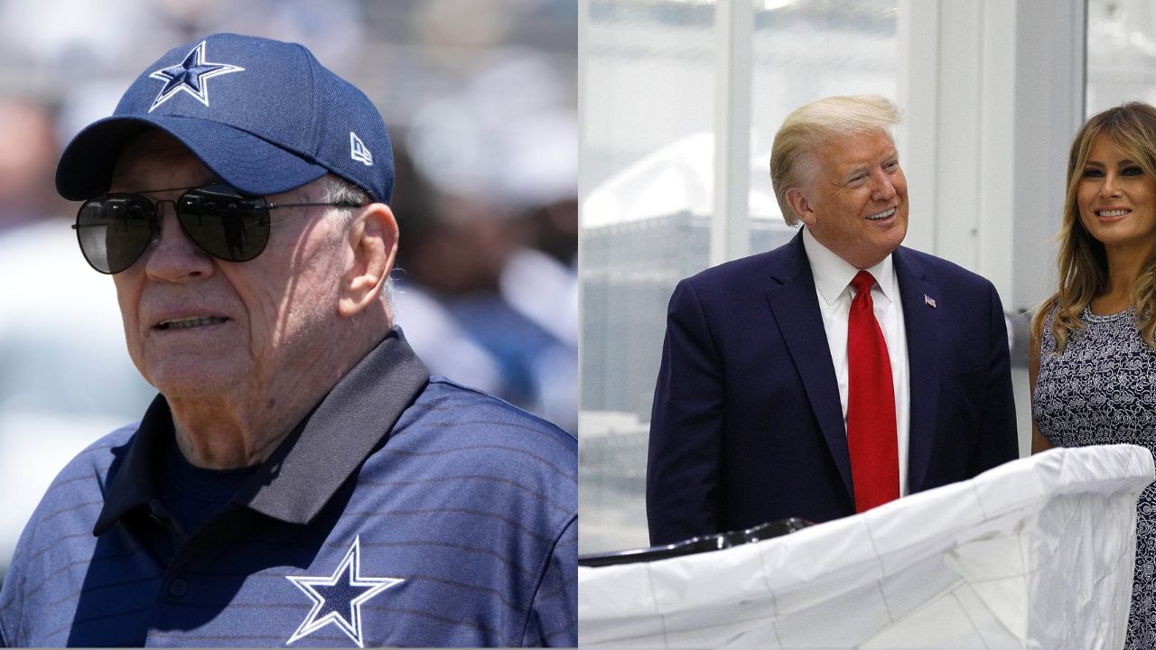 Jerry Jones and Donald Trump
