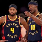 Moses Moody and Jimmy Butler, GS Warriors