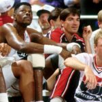 Larry Bird, Patrick Ewing, John Stockton