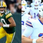 Jordan Love and Josh Allen