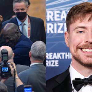 LeBron James and Michael Jordan (L), Mr. Beast (R)