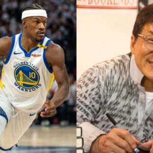 Jimmy Butler (L), Jackie Chan (R)