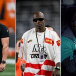 Trey Hendrickson, Chad Johnson and Shannon Sharpe