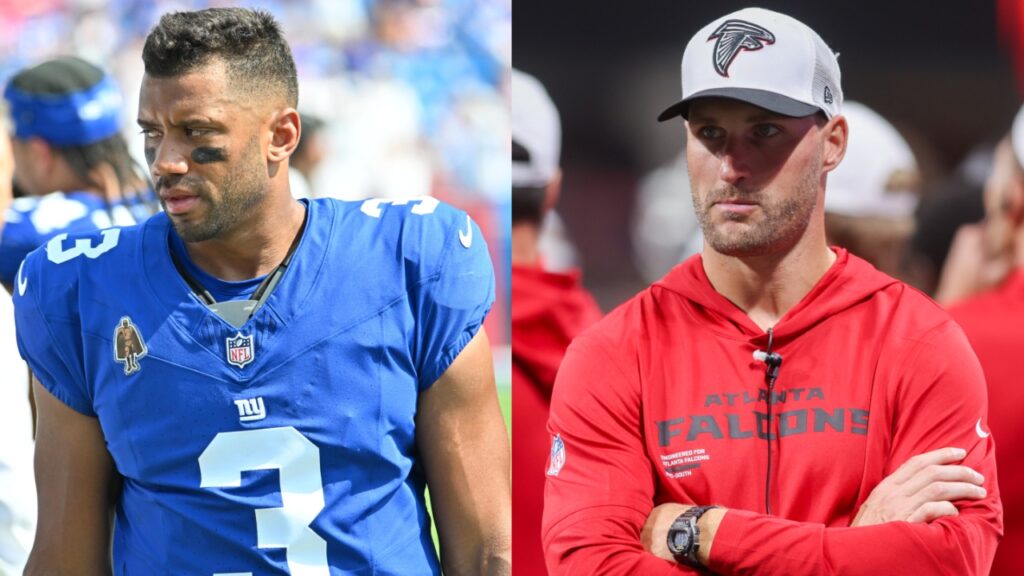 Russell Wilson (L) and Kirk Cousins (R)