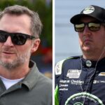 Dale Earnhardt Jr. and Kyle Busch