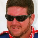 NASCAR Busch Grand National Series driver Randy LaJoie (74) during the Kenwood Home & Car Audio 300 at California Speedway.